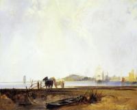 Richard Parkes Bonington - Landscape near Quilleboeuf